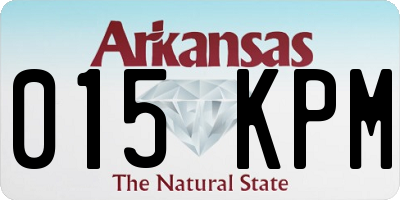 AR license plate 015KPM