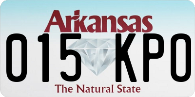 AR license plate 015KPO