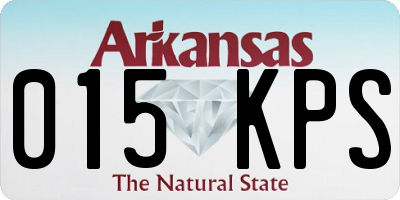 AR license plate 015KPS