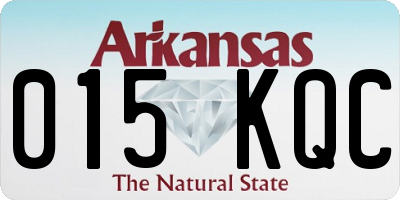 AR license plate 015KQC