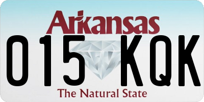 AR license plate 015KQK