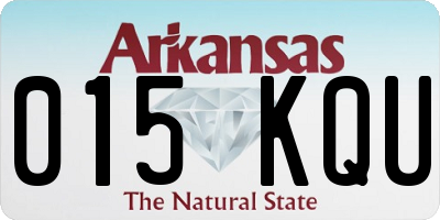 AR license plate 015KQU