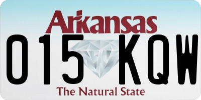AR license plate 015KQW