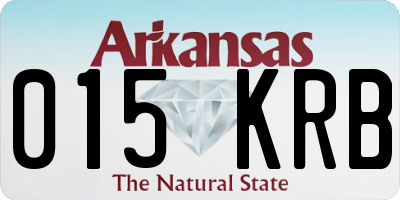 AR license plate 015KRB