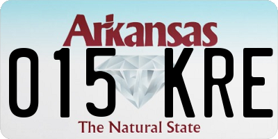 AR license plate 015KRE