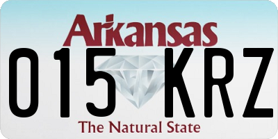 AR license plate 015KRZ