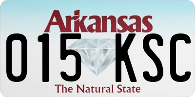 AR license plate 015KSC