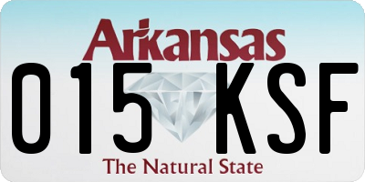 AR license plate 015KSF