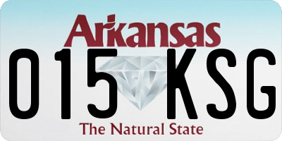 AR license plate 015KSG