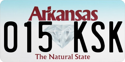 AR license plate 015KSK
