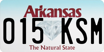 AR license plate 015KSM
