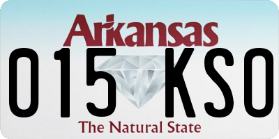 AR license plate 015KSO