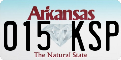 AR license plate 015KSP