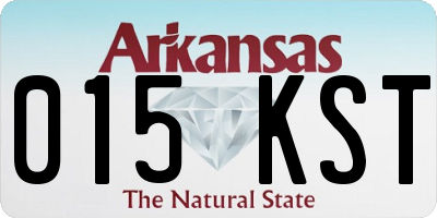 AR license plate 015KST