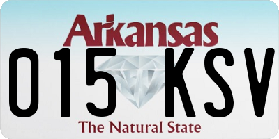 AR license plate 015KSV
