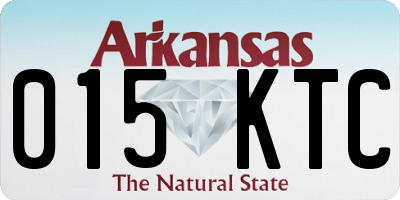 AR license plate 015KTC