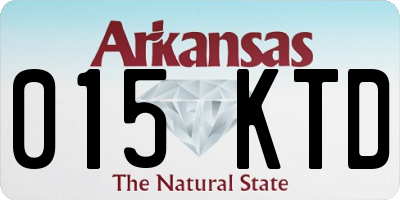 AR license plate 015KTD