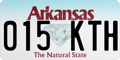 AR license plate 015KTH