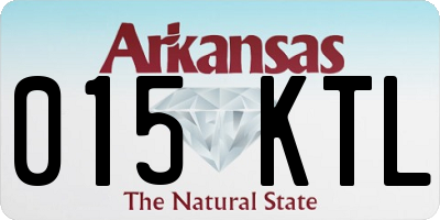 AR license plate 015KTL