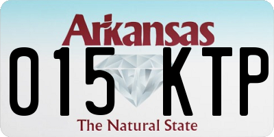 AR license plate 015KTP