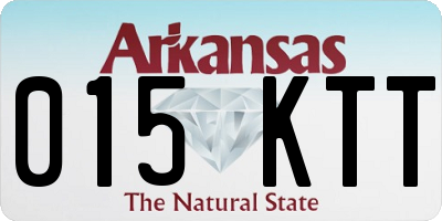 AR license plate 015KTT
