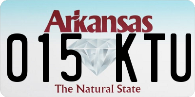 AR license plate 015KTU
