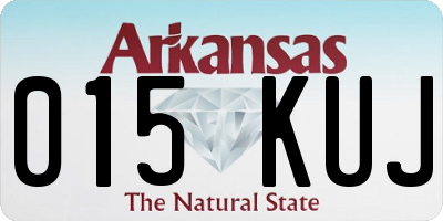 AR license plate 015KUJ