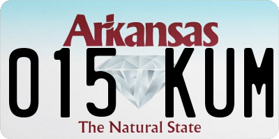 AR license plate 015KUM