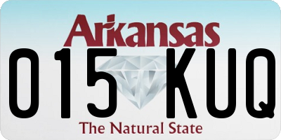 AR license plate 015KUQ
