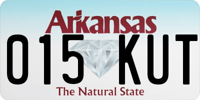 AR license plate 015KUT