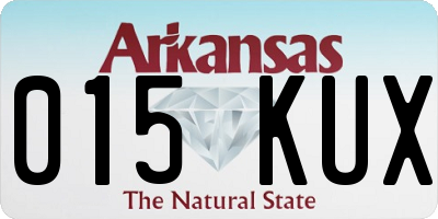 AR license plate 015KUX