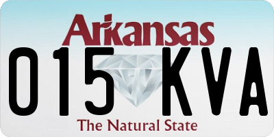 AR license plate 015KVA