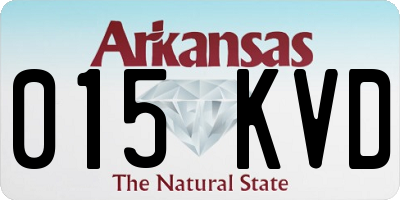 AR license plate 015KVD
