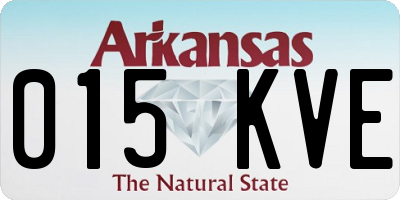 AR license plate 015KVE