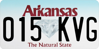 AR license plate 015KVG