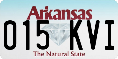 AR license plate 015KVI