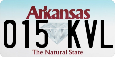 AR license plate 015KVL
