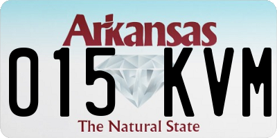 AR license plate 015KVM