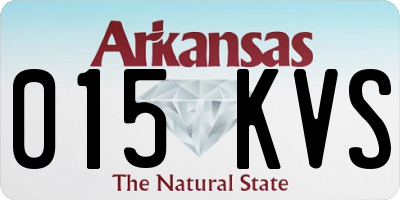 AR license plate 015KVS