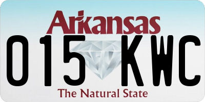 AR license plate 015KWC
