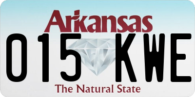 AR license plate 015KWE