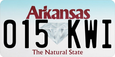 AR license plate 015KWI