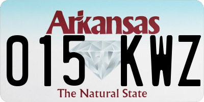 AR license plate 015KWZ