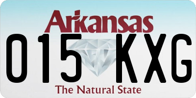 AR license plate 015KXG