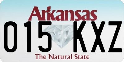 AR license plate 015KXZ