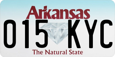 AR license plate 015KYC