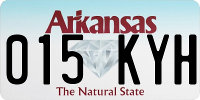 AR license plate 015KYH