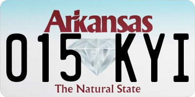 AR license plate 015KYI
