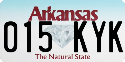 AR license plate 015KYK
