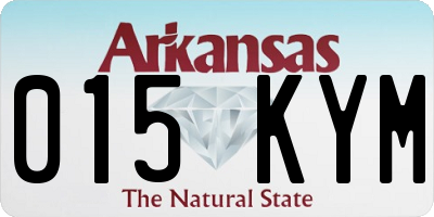 AR license plate 015KYM